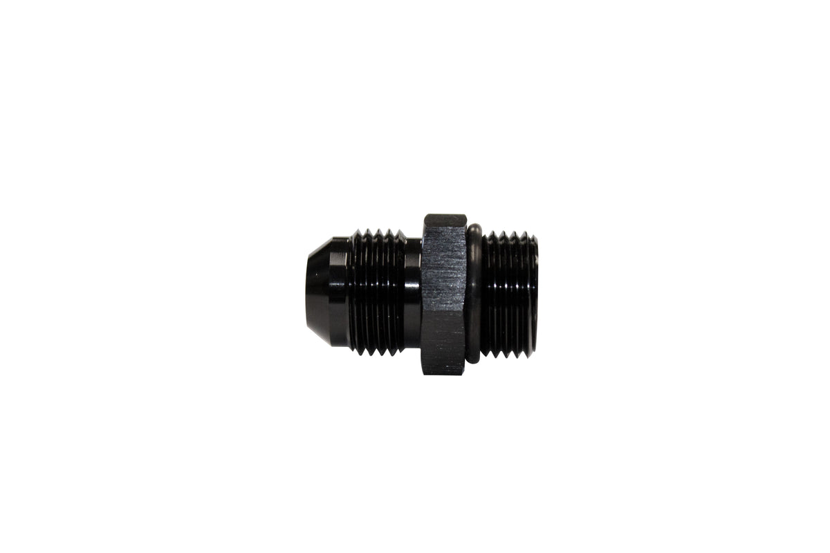 Fleece Performance -8 to 3/4inch-16 Straight Male Black w/ O-Ring FPE-APT-34-08
