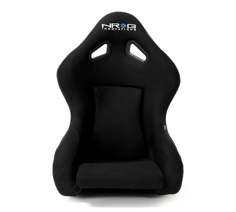 NRG Innovations MINI FRP and Carbon Fiber Bucket Seat Single FRP-MINI-BK