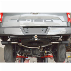 PPE Diesel Exhaust Cat Back Ford F150 (2015-2022) Polished Tube Black Tips 317043020