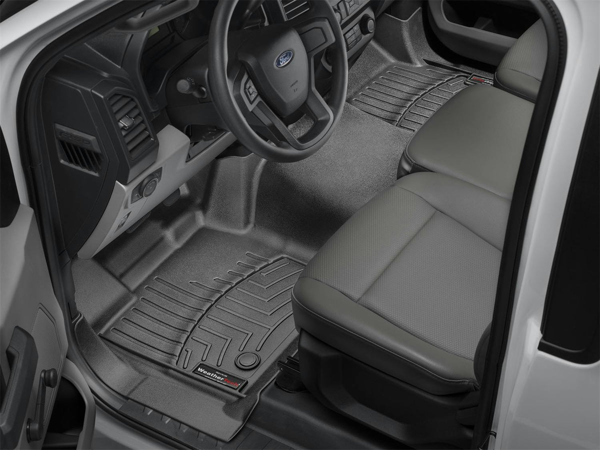 WeatherTech 4411173V Black Rear FloorLiner for Vinyl Floors