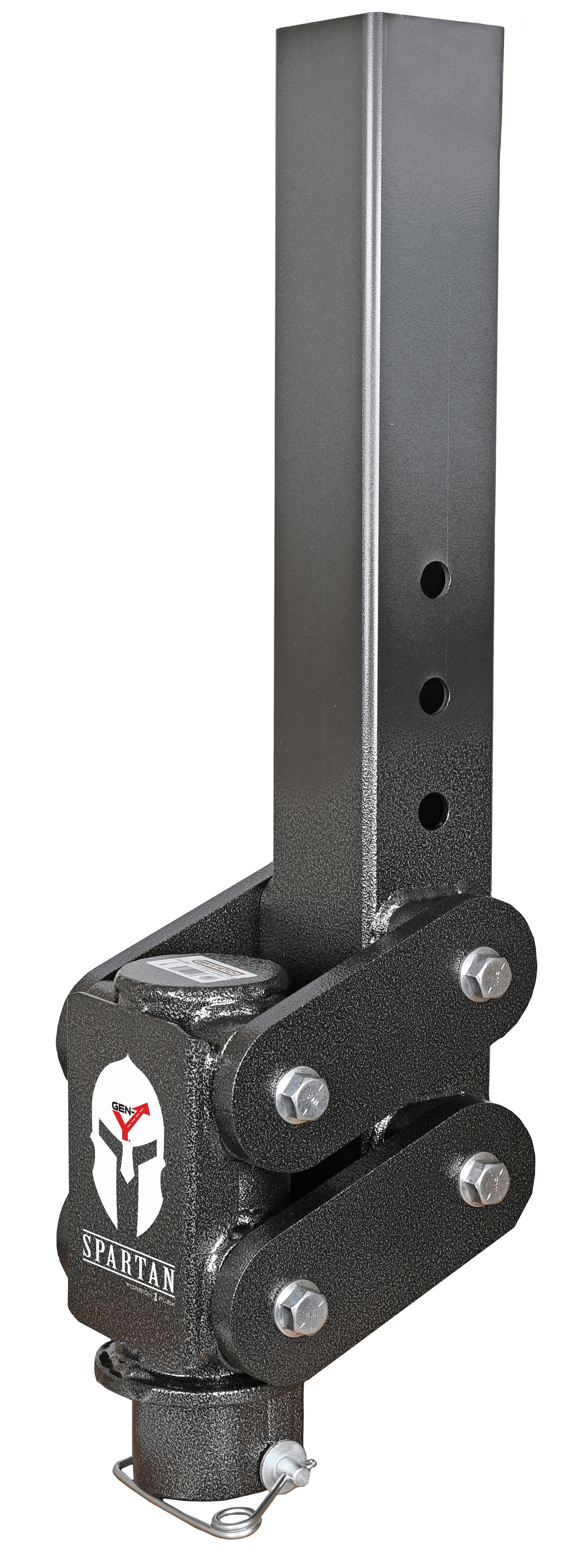 GEN-Y Hitch GH-7012 Spartan Torsion Flex Manual Latch 5in Offset 4in Square Tube Gooseneck