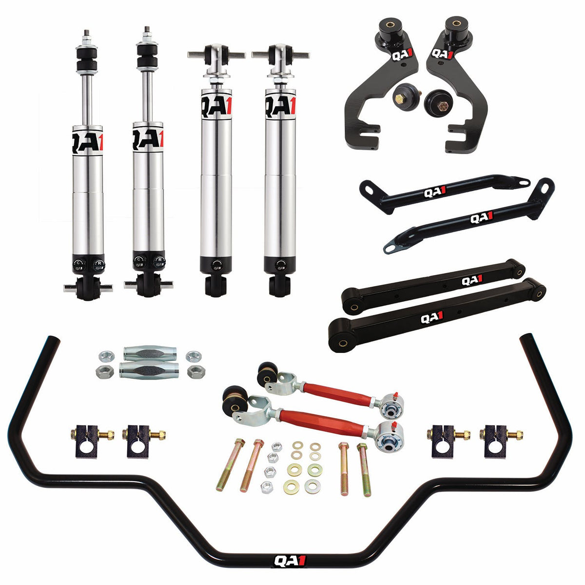 QA1 DK21-GMG1 Drag Kit 2.0, Level 1, G-Body 78-88 GM G-Body, W/ Shocks