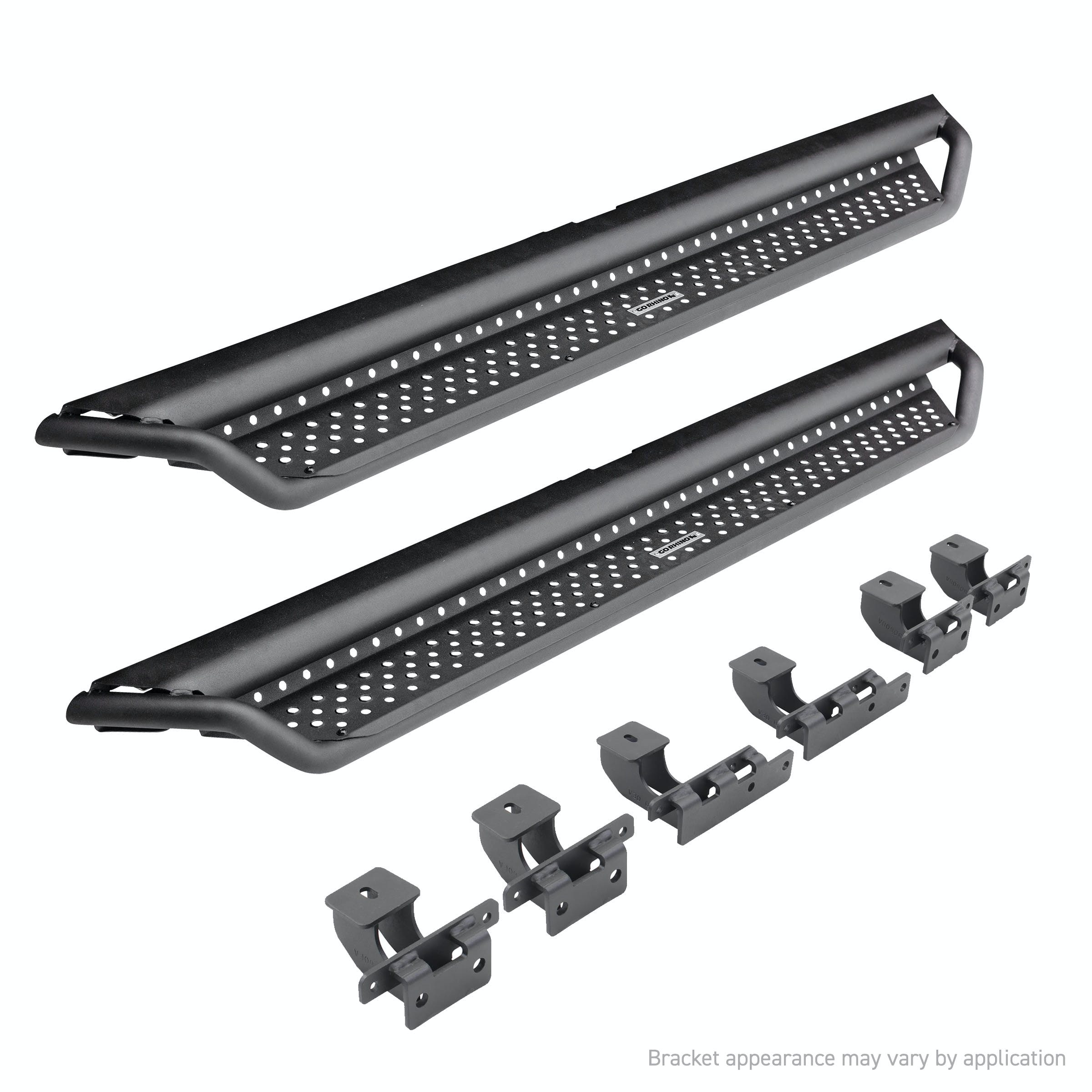 Go Rhino D14299T Dominator Extreme D1 SideSteps - Complete Kit: SideStep + Brackets