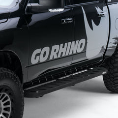 Go Rhino 63441580T RB10 Running boards - Complete Kit: RB10 Running board + Brackets