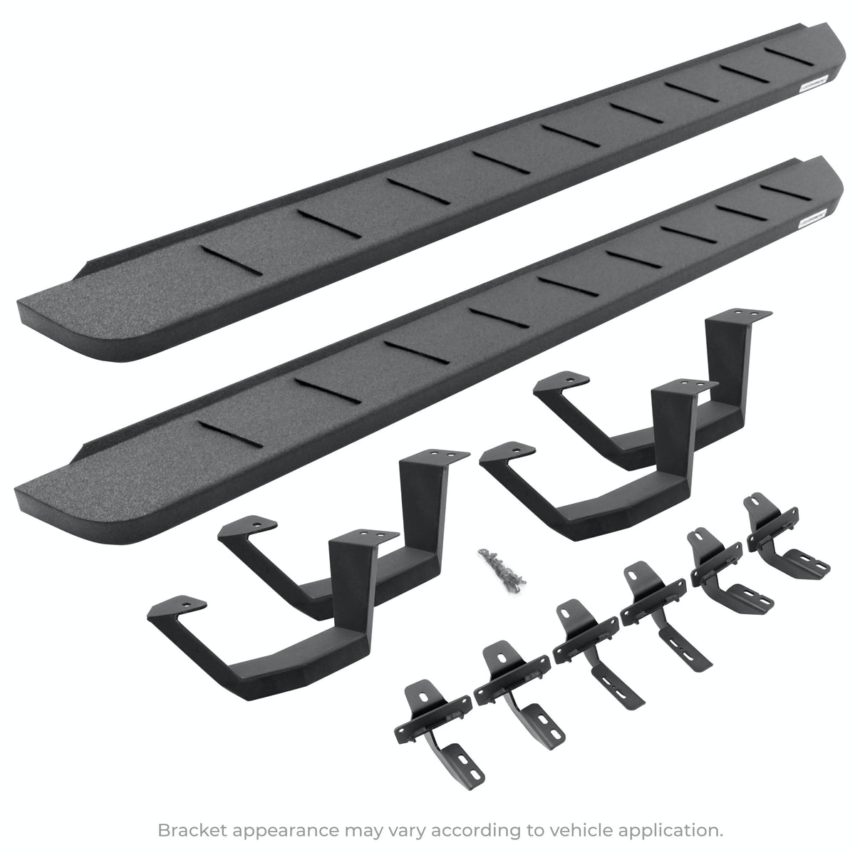 Go Rhino 6345056820T RB10 Running board Complete Kit: Running board, Brackets + 2 pair RB10 Drop Step