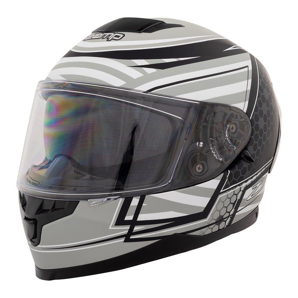 ZAMP Racing FR-4 Matte Gray Graphic H762C01XS