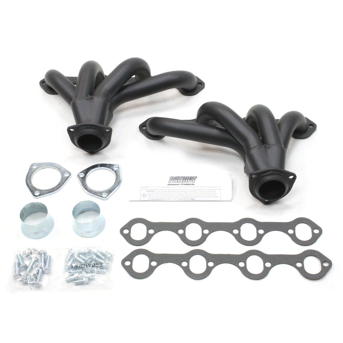 Patriot Exhaust H8427-B Street Rod 260-351W Tight Tuck Black