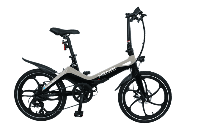 Blaupunkt eBike Henri Silver/Black 20 inch tire 36V 350W Disc brakes Pedal and Throttle Assist APD202-H