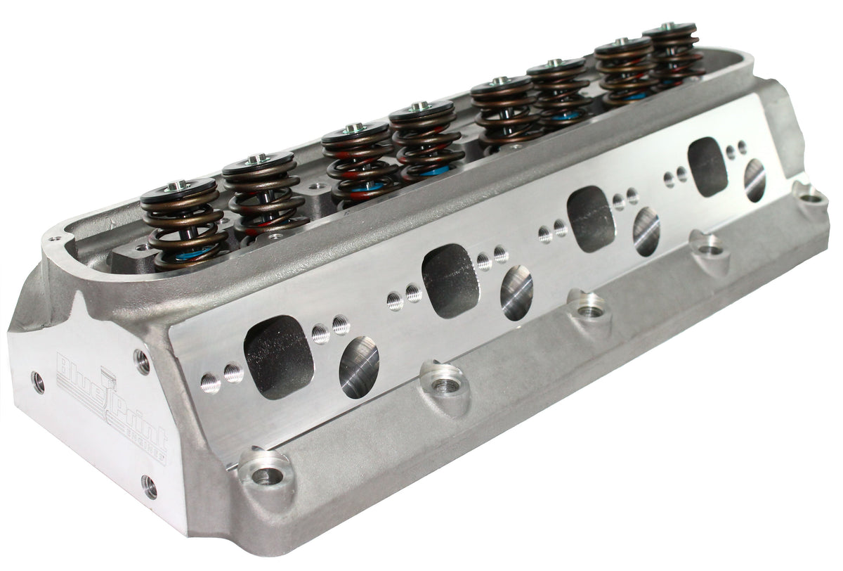BluePrint Engines SB Ford Aluminum Cylinder Head - 190cc - Stud Mount - Assembled HP9009