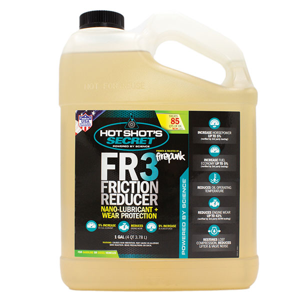 Hot Shots Secret FR3 FRICTION REDUCER Nano Lubricant - 1 GALLON HSSFR301G