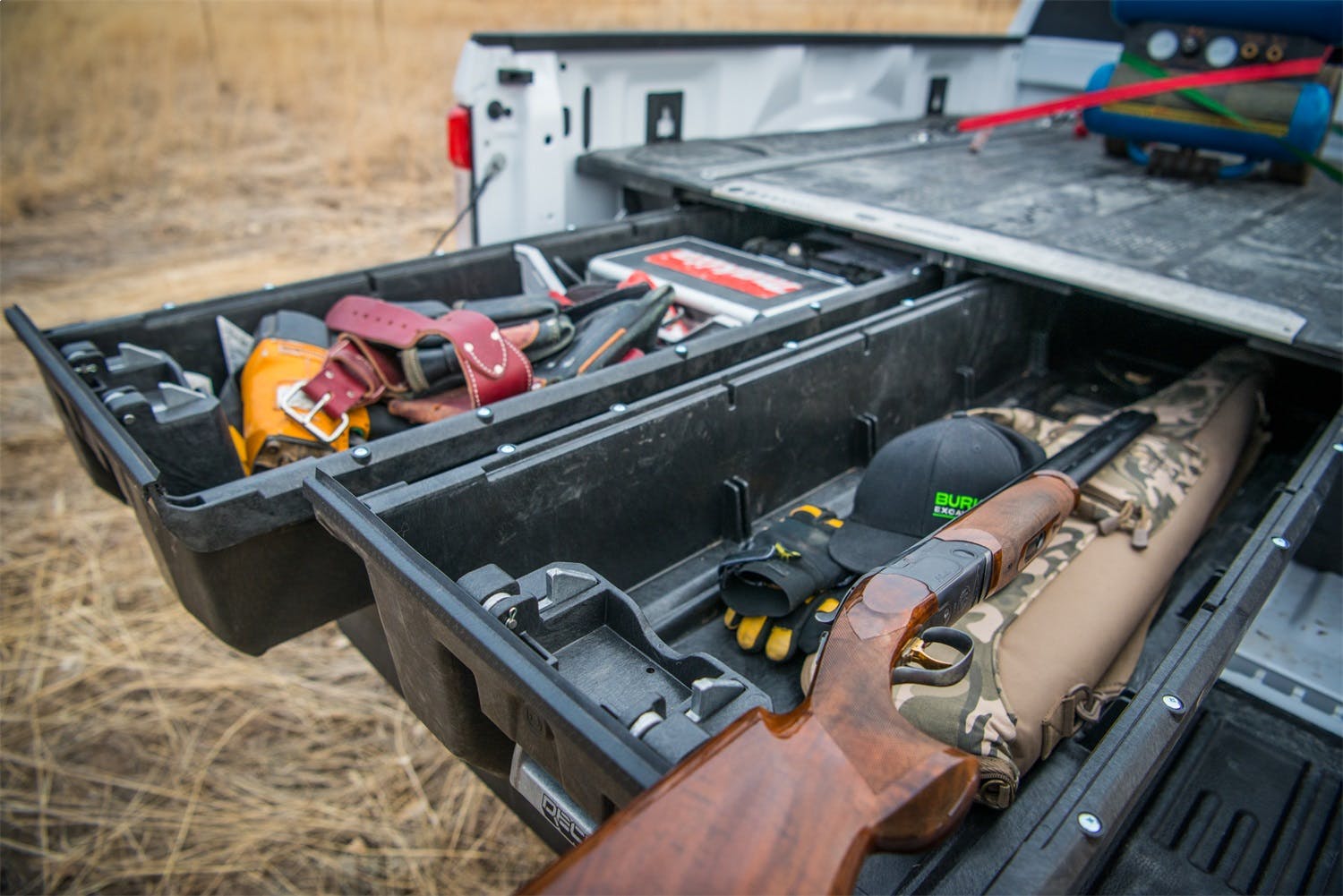 DECKED DT1 64.54 Two Drawer Storage System for A Full Size Pick Up Truck