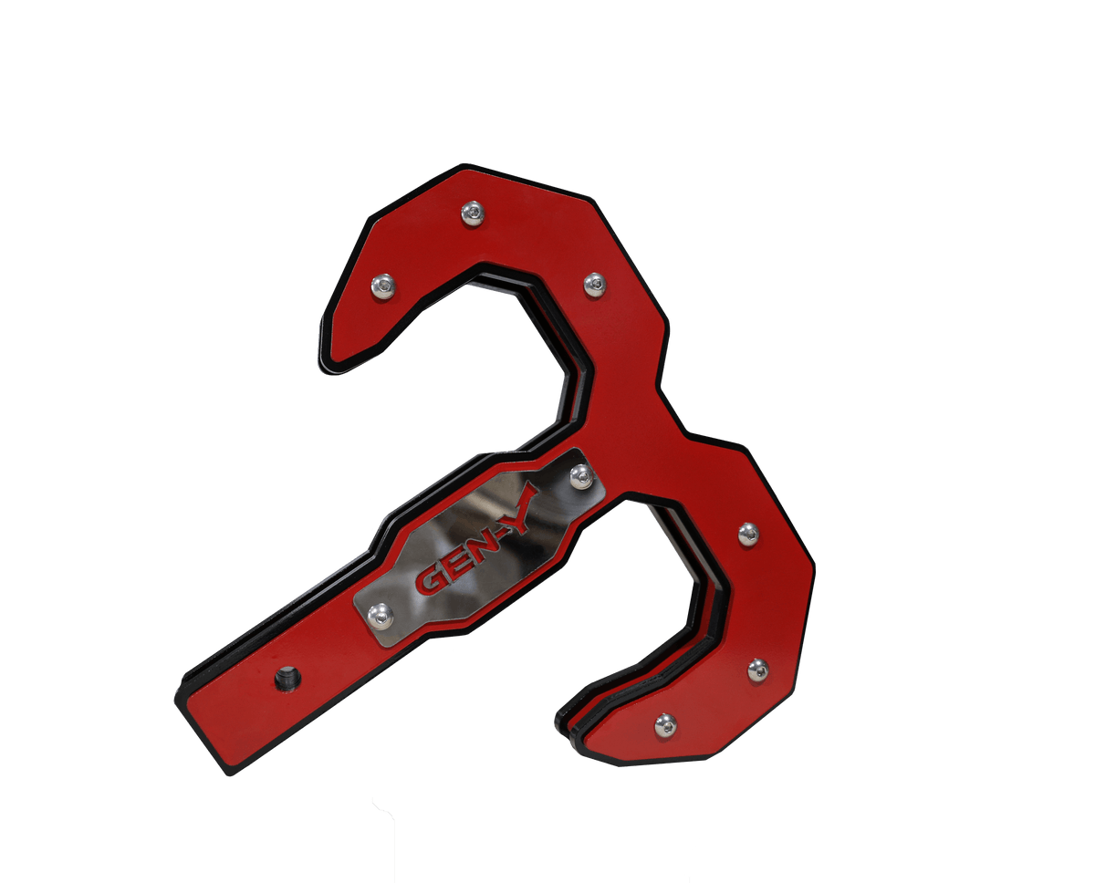 GEN-Y Hitch GH-0074 Hulk 2.5 32K Tow Hook Black/Red 2.5in Shank