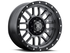 ICON Alloys 1217856350GM Alpha Gun Metal - 17 X 8.5 / 6 X 135 / 6mm / 5 bs