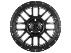 ICON Alloys 1220908955SBMW Alpha Satin Black Mill Win - 20 X 9 / 8 X 180 / 12mm / 5.5 bs