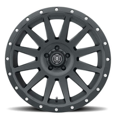 ICON Alloys 2020106347SB Compression Satin Black - 20 X 10 / 6 X 135 / -19mm / 4.75bs