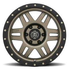 ICON Alloys 1417858357BR Six Speed Bronze - 17 X 8.5 / 6 X 5.5 / 25mm / 5.75 bs