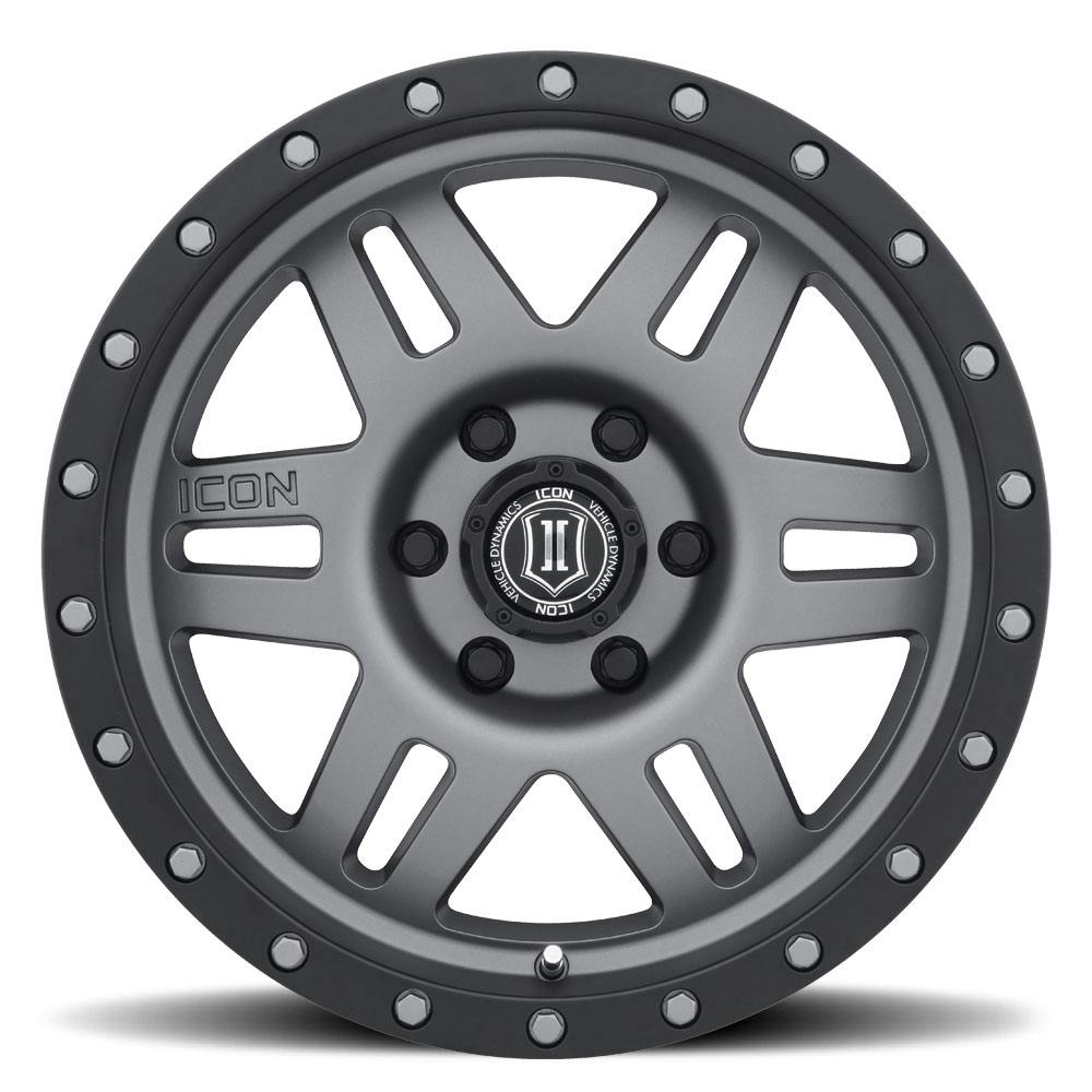 ICON Alloys 1417858357TT Six Speed Titanium - 17 X 8.5 / 6 X 5.5 / 25mm / 5.75 bs