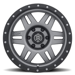ICON Alloys 1417858357TT Six Speed Titanium - 17 X 8.5 / 6 X 5.5 / 25mm / 5.75 bs