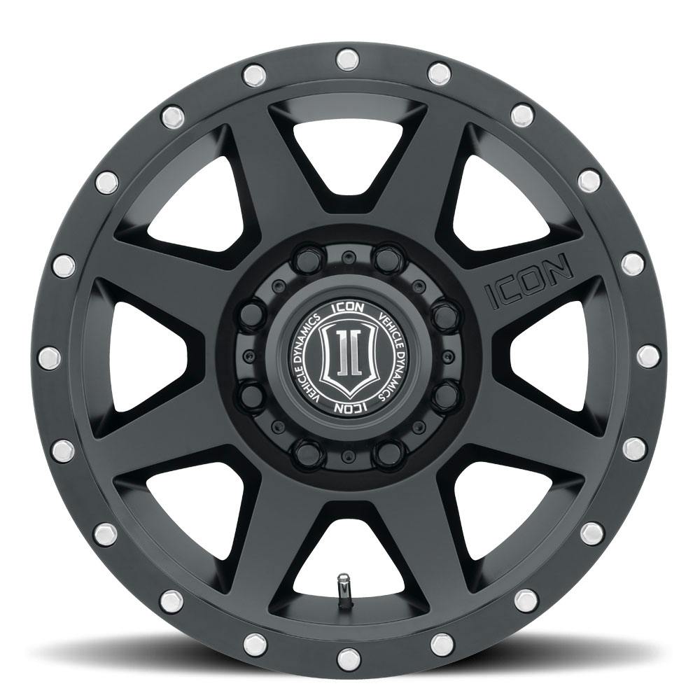 ICON Alloys 1817858150SB Rebound HD Satin Black - 17 X 8.5 / 8 X 170 / 6mm / 5 bs