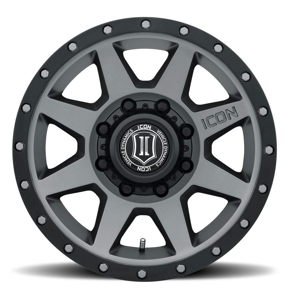 ICON Alloys 1818908955TT Rebound HD Titanium -18 X 9 / 8 X 180 / 12mm / 5.5 bs