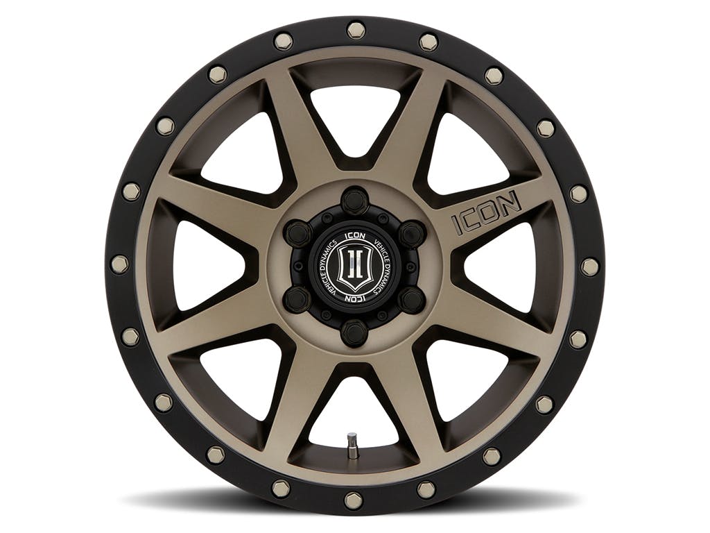 ICON Alloys 1818908350BR Rebound Bronze -18 X 9 / 6 X 5.5 / 0mm / 5 bs