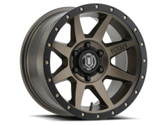 ICON Alloys 1817858347BR Rebound Bronze - 17 X 8.5 / 6 X 5.5 / 0mm / 4.75 bs