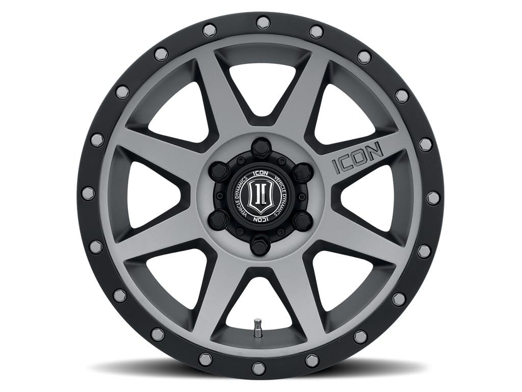 ICON Alloys 1818909060TT Rebound Titanium - 18 X 9 / 6 X 5.5 / 25mm / 6 bs