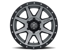 ICON Alloys 1818909060TT Rebound Titanium - 18 X 9 / 6 X 5.5 / 25mm / 6 bs