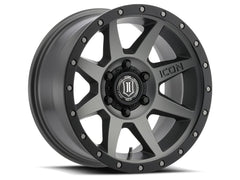 ICON Alloys 1817858347TT Rebound Titanium - 17 X 8.5 / 6 X 5.5 / 0mm / 4.75 bs