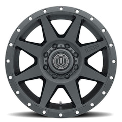 ICON Alloys 1820908152SB Rebound Satin Black - 20 X 9 / 8 X 170 / 6mm / 5.25 bs