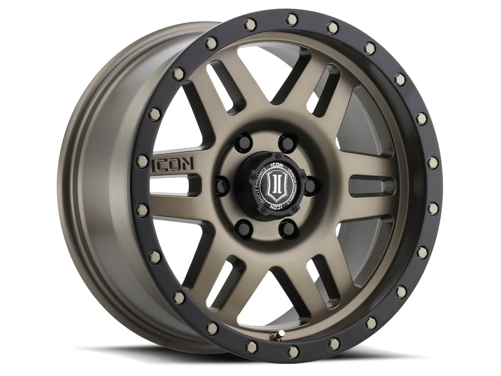 ICON Alloys 1417857345BR Six Speed Bronze - 17 X 8.5 / 5 X 5 / -6mm / 4.5 bs