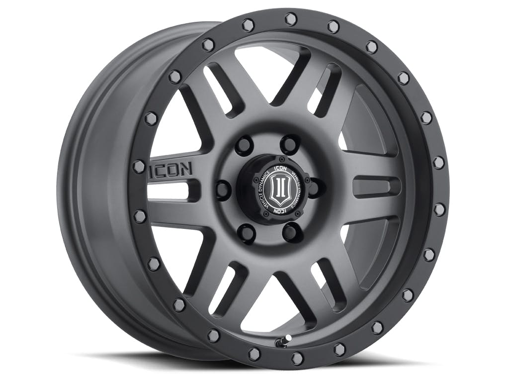 ICON Alloys 1417858347TT Six Speed Titanium - 17 X 8.5 / 6 X 5.5 / 0mm / 4.75 bs