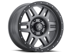 ICON Alloys 1417857345TT Six Speed Titanium - 17 X 8.5 / 5 X 5 / -6mm / 4.5 bs