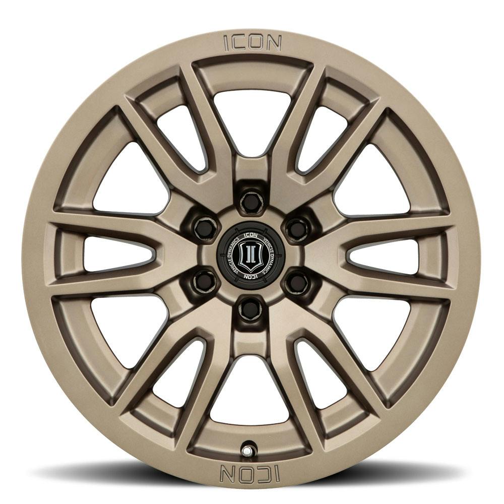 ICON Alloys 2417859447BR Vector 6 Bronze - 17 X 8.5 / 6 X 120 / 0mm / 4.75 bs