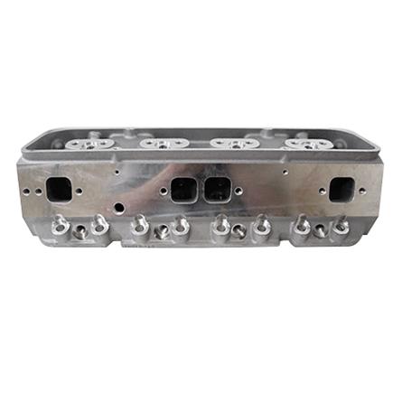 Racing Power Company R4401 Small Block Chevy Bare Aluminum Cylinder Head - Angle Plug Style