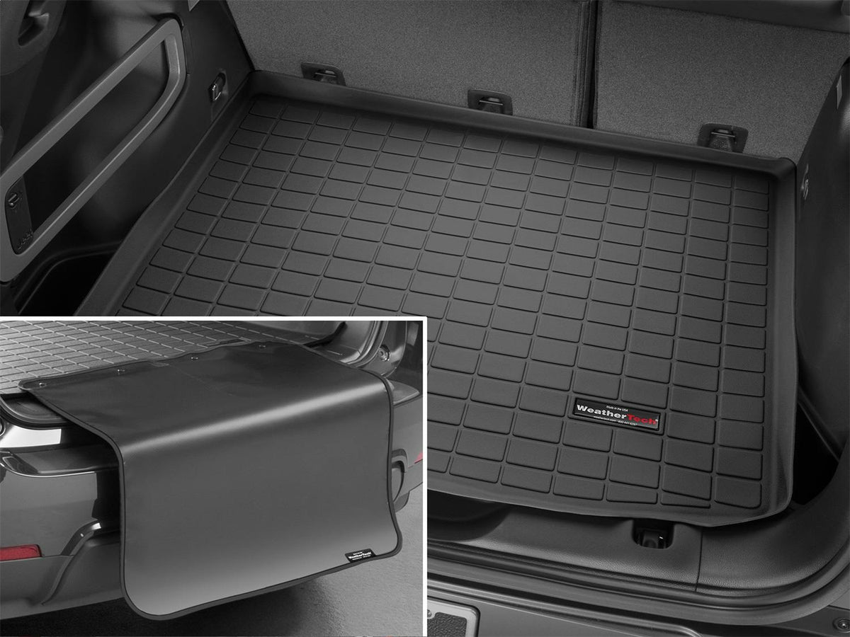 WeatherTech 40656SK Black Cargo Liner With Bumper Protector