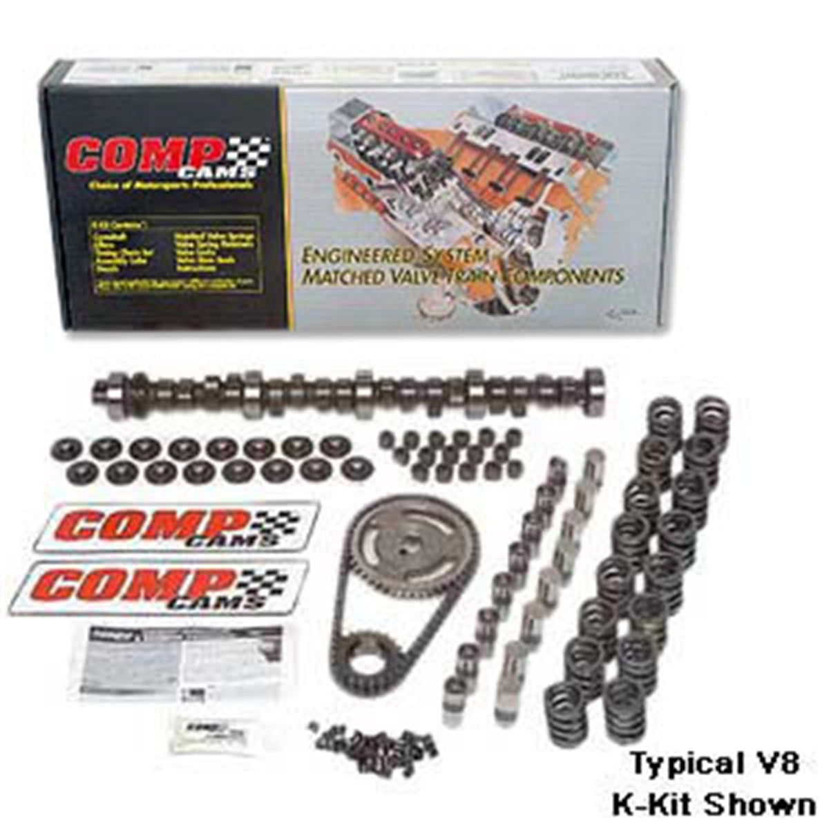 Competition Cams K18-410-8 MAGNUM 206/206 HYDRAULIC ROLLER CAM K-KIT FOR CHEVROLET 262/4.3L