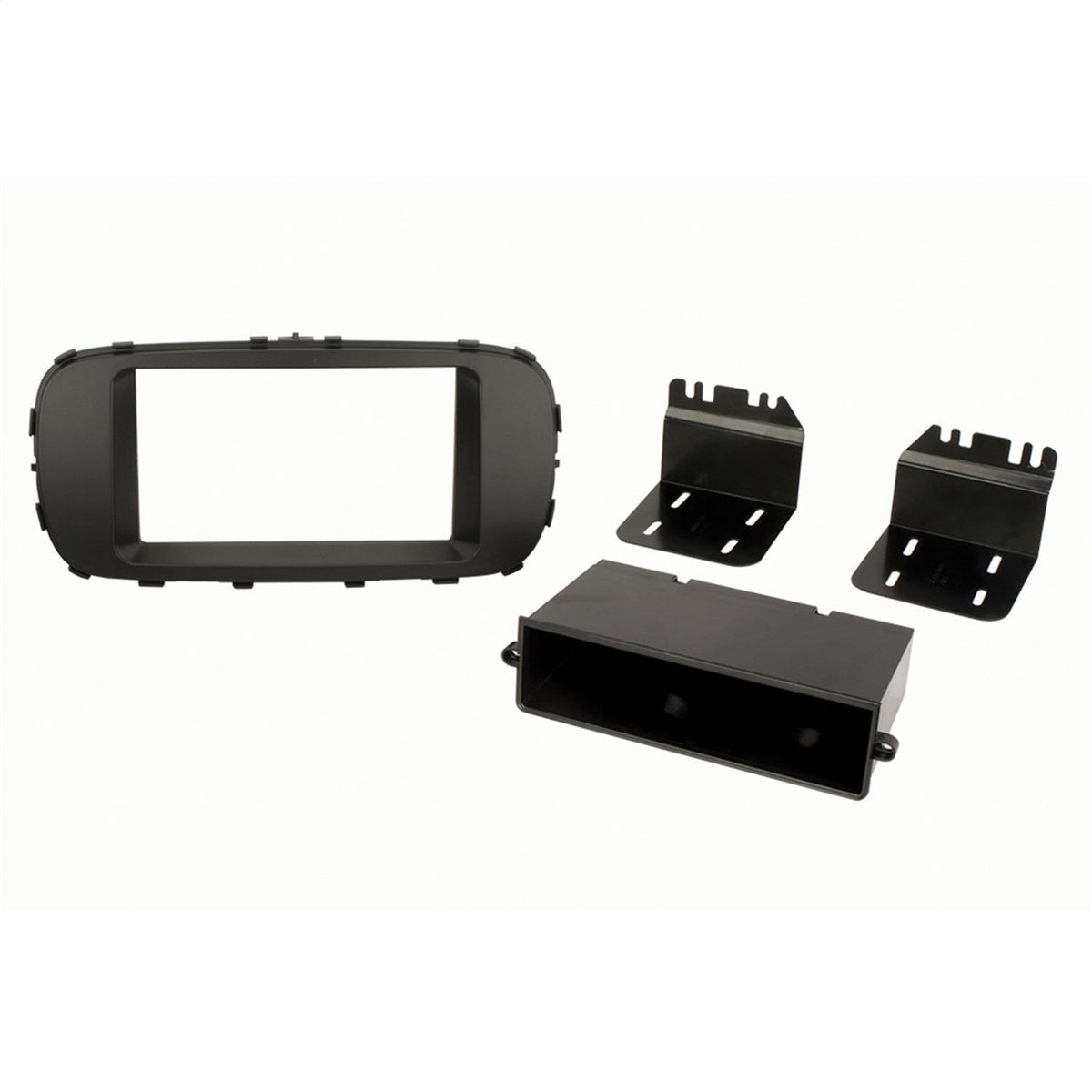 Scosche KA2417B Custom Fit ISO Double DIN Or Single DIN w/Pocket Dash Kit