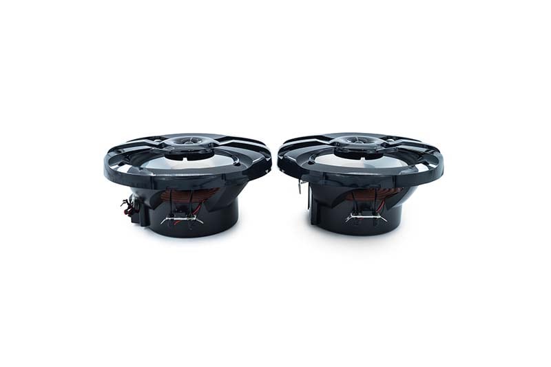 Kenwood KFC-1673MRBL 260 Watts Max 4 Ohms 6.5 Inch 2-Way RGB Lightning Marine Power Sports LED Speakers- Black