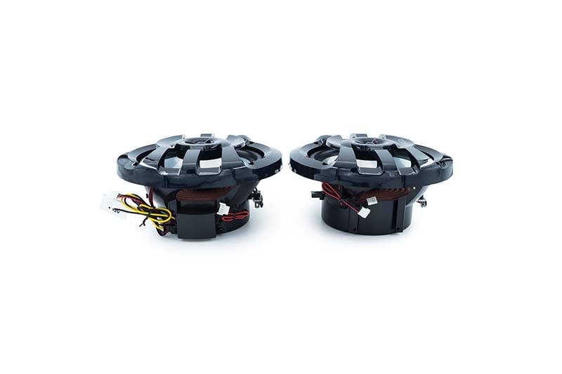 Kenwood KFC-1673MRBL 260 Watts Max 4 Ohms 6.5 Inch 2-Way RGB Lightning Marine Power Sports LED Speakers- Black