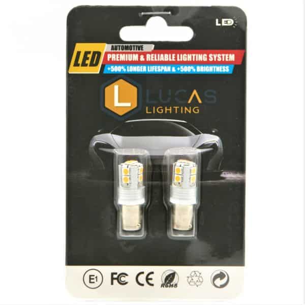 Lucas Lighting,T4W/BA9S LED Canbus Bulb (White) Also Fits BAX9S and BAY9S