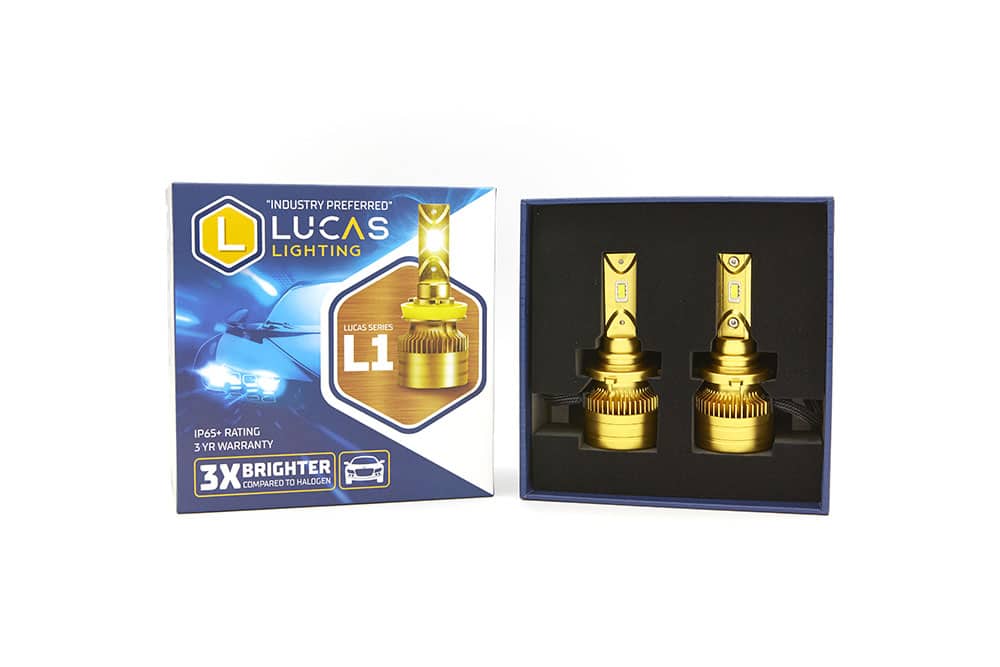 Lucas Lighting,L1-H4 PAIR Dual output.  Replaces H4,9003/CB/EB/LL/ST/SU/XV,HB2