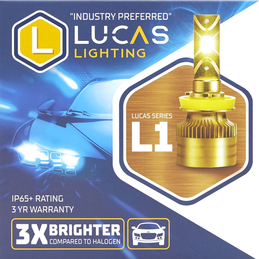 Lucas Lighting,L1-H4 PAIR Dual output.  Replaces H4,9003/CB/EB/LL/ST/SU/XV,HB2