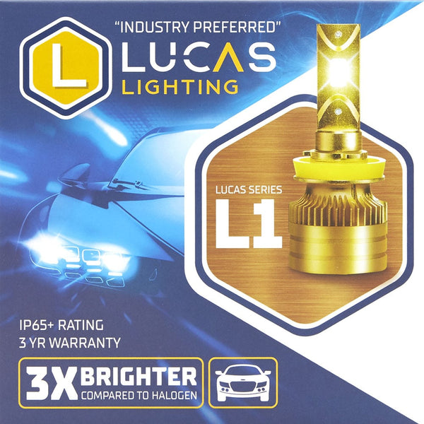 Lucas Lighting,L1-H11 PAIR Single output.  Also replaces H8, H9, H11ST/SU/XV, H16 (L shaped)