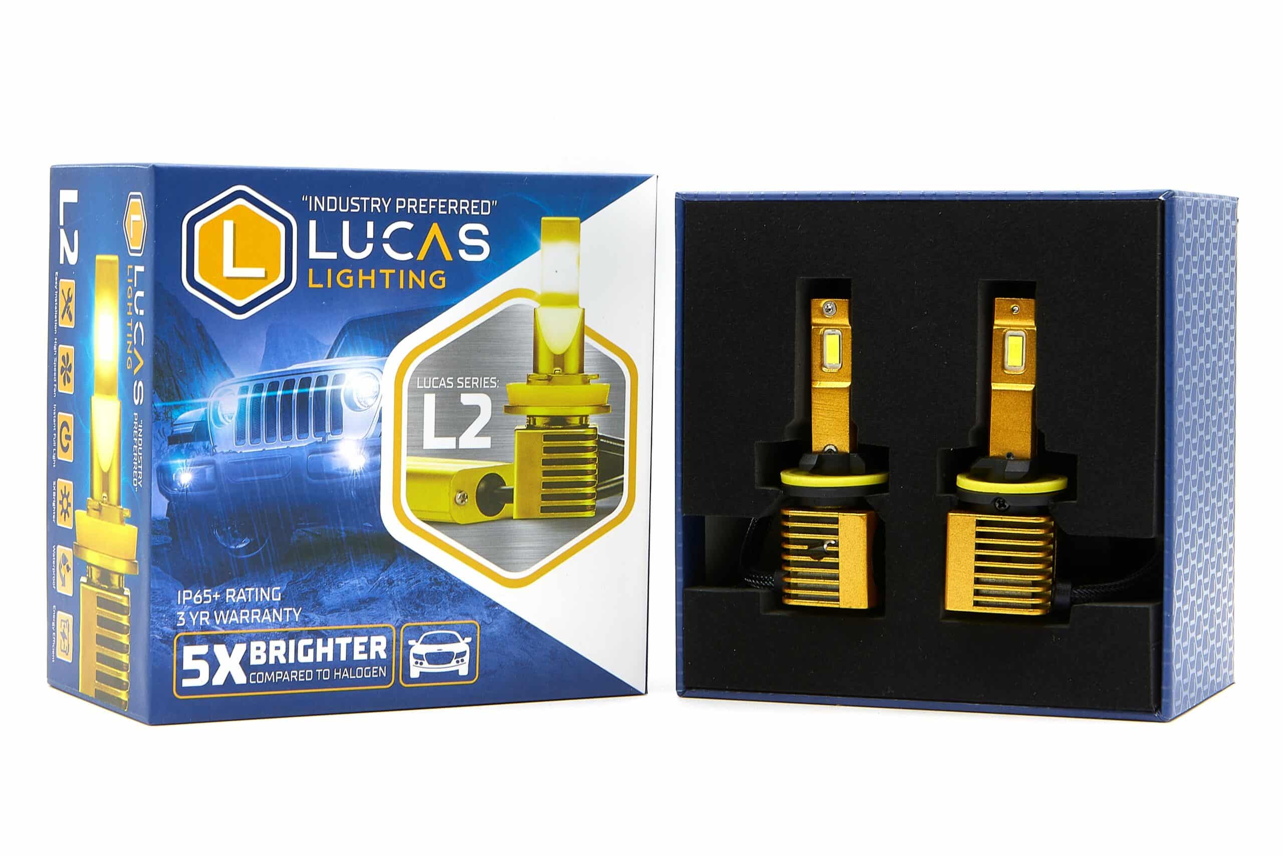 Lucas Lighting,L2-H11 PAIR Single output.  Replaces H11/B(w/LL-H11B-HAR)/ST/SU/XV,H8,H9,H16 (L)