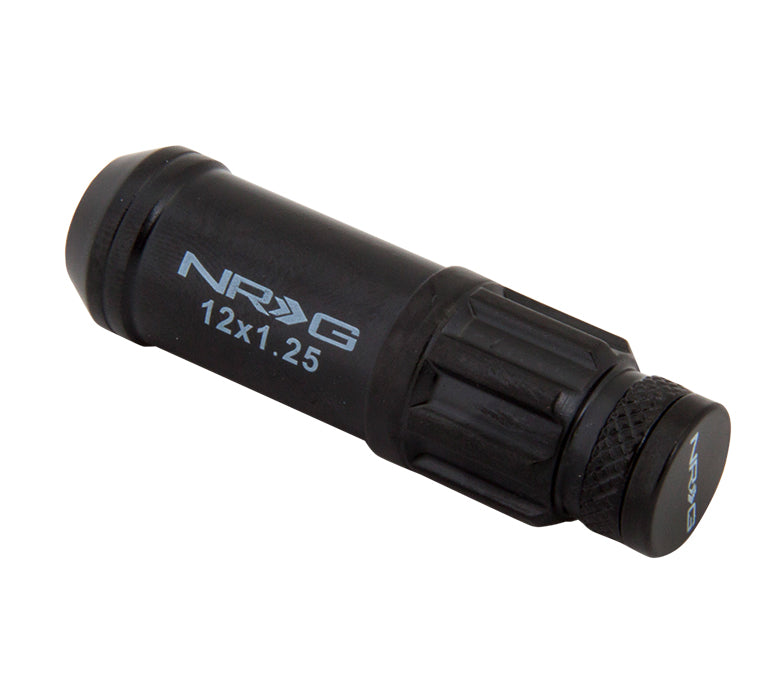 NRG Innovations 710 Series Steel Lug Nuts - Black LN-LS710BK-21