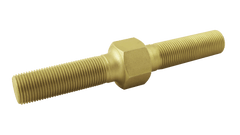 QA1 ASM16-2-80 Linkage Adjuster, Male-Male 1-12 8.00 inch Oal, Steel, Yellow zinc
