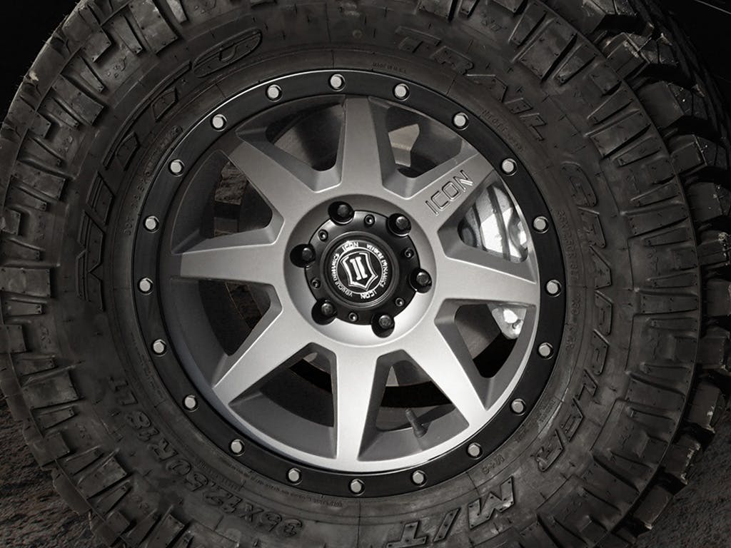 ICON Alloys 89122024B Lug Nut Kit Black - 1/2 / 24 Count with Key