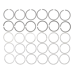 MAHLE RING SET, CHROME 42253CP