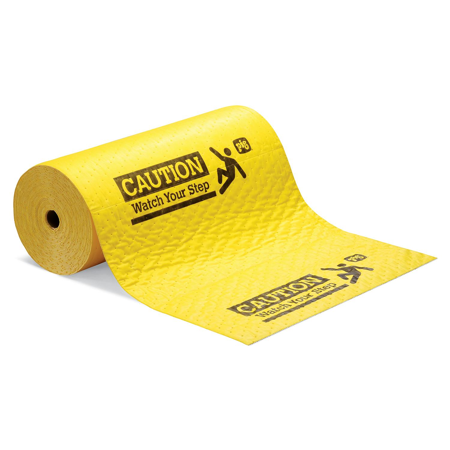 New Pig Corporation MAT607-581 PIG Chat Mat Yellow Absorbent Roll 24 in. x 75 ft. universal